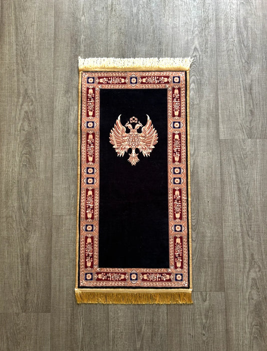 Tapis de prière chrétien (aigle byzantin) 100x50cm